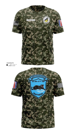 Old School Cotton Feel Shirt, C Co 2-47 197th Infantry Brigade, , Teamtime, Team time, sublimation, custom sports apparel, team uniforms, spirit wear, spiritwear, sports uniforms, custom shirts, team store, custom team store, fundraiser sports, apparel fundraiser