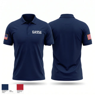 Short Sleeve Performance Polo, GA-956, Air Force, Teamtime, Team time, sublimation, custom sports apparel, team uniforms, spirit wear, spiritwear, sports uniforms, custom shirts, team store, custom team store, fundraiser sports, apparel fundraiser