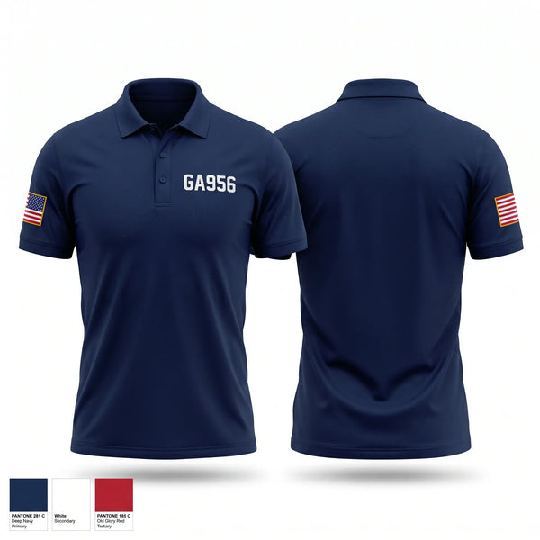 Short Sleeve Performance Polo, GA-956, Air Force, Teamtime, Team time, sublimation, custom sports apparel, team uniforms, spirit wear, spiritwear, sports uniforms, custom shirts, team store, custom team store, fundraiser sports, apparel fundraiser