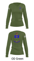 C co. 4/21 Nightfighters 39562086 Women's Long Sleeve V-neck Shirt - 57