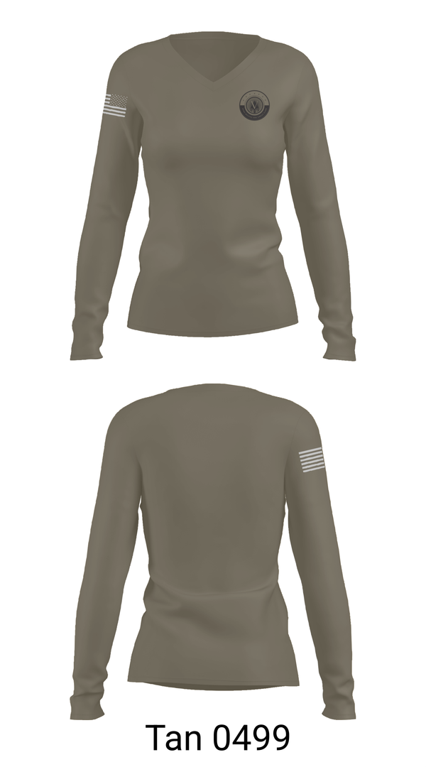 Womens Long Sleeve Vneck Shirt, AFETA, , Teamtime, Team time, sublimation, custom sports apparel, team uniforms, spirit wear, spiritwear, sports uniforms, custom shirts, team store, custom team store, fundraiser sports, apparel fundraiser