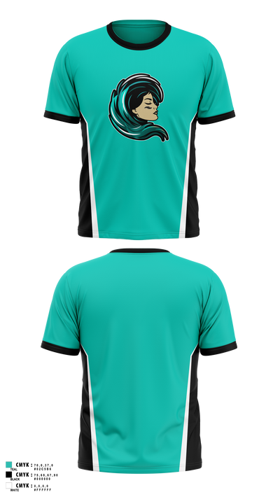 Jersey Shore Wave Short Sleeve Performance Shirt - 1