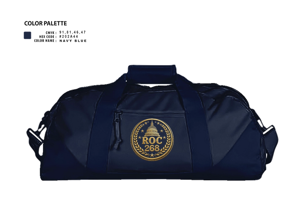 Duffle Bag, USCP ROC 268, Police, Teamtime, Team time, sublimation, custom sports apparel, team uniforms, spirit wear, spiritwear, sports uniforms, custom shirts, team store, custom team store, fundraiser sports, apparel fundraiser