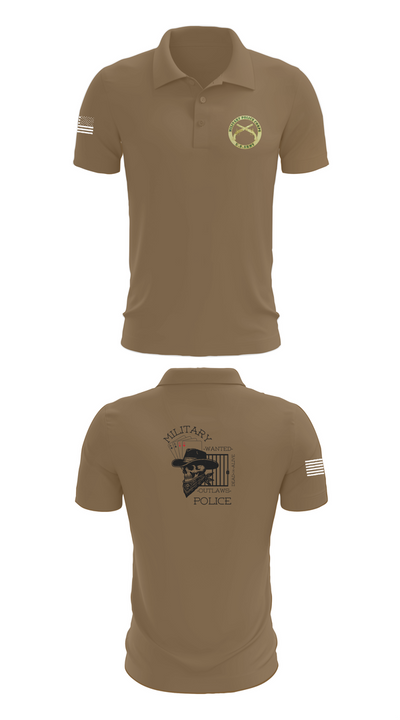 3RD PLATOON OUTLAWS Short Sleeve Performance Polo - 7