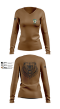 HQ, 309TH MI BN 79771724 Women's Long Sleeve V-neck Shirt - 2 (1)
