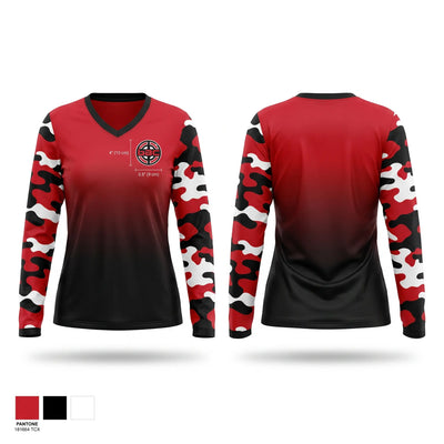 Lima Area Adult Soccer Women's Long Sleeve V-neck Shirt - 1