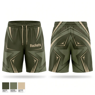 Rockets Athletic Shorts With Pockets - 1