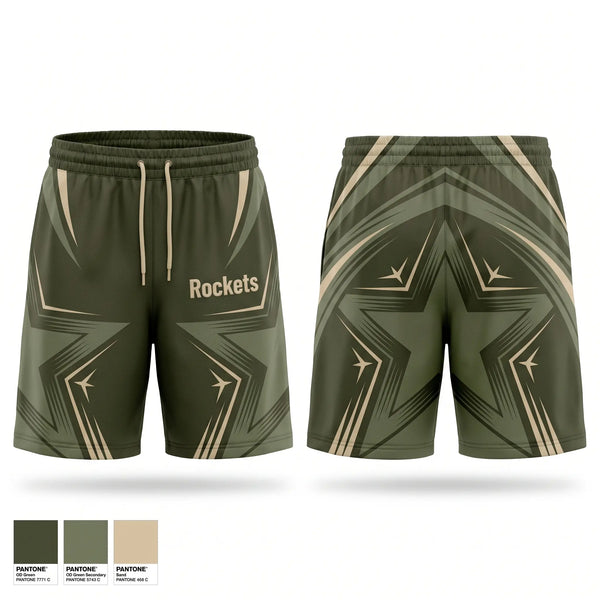Athletic Shorts With Pockets, Rockets, Baseball, Teamtime, Team time, sublimation, custom sports apparel, team uniforms, spirit wear, spiritwear, sports uniforms, custom shirts, team store, custom team store, fundraiser sports, apparel fundraiser