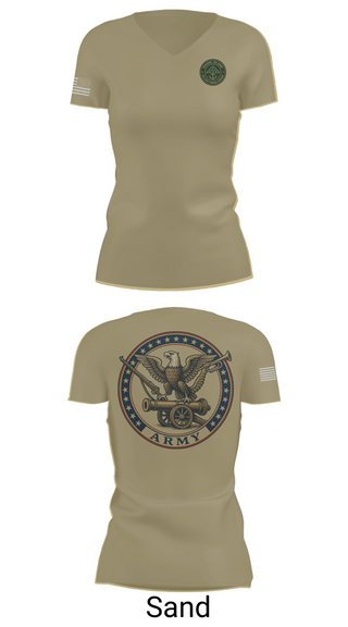 Womens Short Sleeve Vneck Shirt, Military Funeral Honors, , Teamtime, Team time, sublimation, custom sports apparel, team uniforms, spirit wear, spiritwear, sports uniforms, custom shirts, team store, custom team store, fundraiser sports, apparel fundraiser