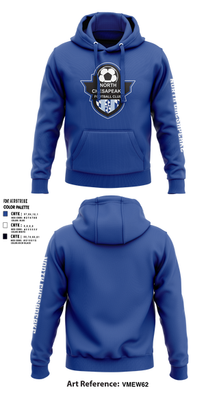 Hoodie, North Chesapeake Football Club, Men's Soccer, Teamtime, Team time, sublimation, custom sports apparel, team uniforms, spirit wear, spiritwear, sports uniforms, custom shirts, team store, custom team store, fundraiser sports, apparel fundraiser