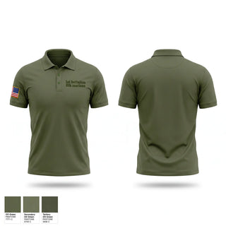 Short Sleeve Performance Polo, 1st battalion 6th marines, Marines, Teamtime, Team time, sublimation, custom sports apparel, team uniforms, spirit wear, spiritwear, sports uniforms, custom shirts, team store, custom team store, fundraiser sports, apparel fundraiser