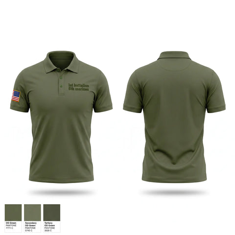 Short Sleeve Performance Polo, 1st battalion 6th marines, Marines, Teamtime, Team time, sublimation, custom sports apparel, team uniforms, spirit wear, spiritwear, sports uniforms, custom shirts, team store, custom team store, fundraiser sports, apparel fundraiser