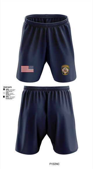 Athletic Shorts With Pockets, PFD, Fire Department, Teamtime, Team time, sublimation, custom sports apparel, team uniforms, spirit wear, spiritwear, sports uniforms, custom shirts, team store, custom team store, fundraiser sports, apparel fundraiser