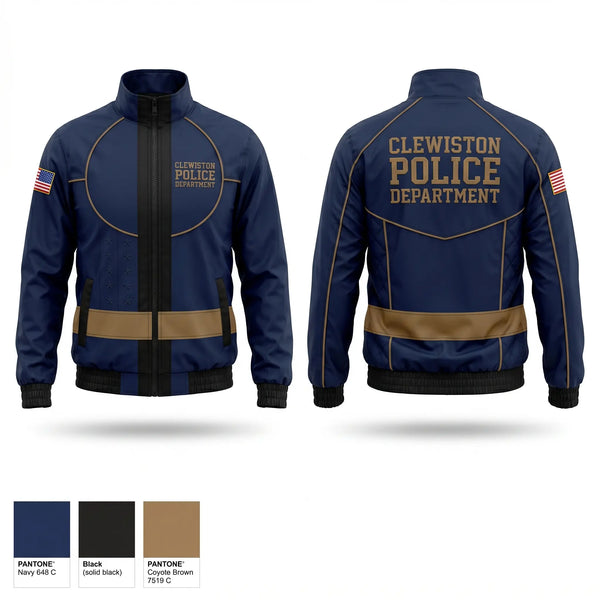 Windbreaker, Clewiston Police Department, Police, Teamtime, Team time, sublimation, custom sports apparel, team uniforms, spirit wear, spiritwear, sports uniforms, custom shirts, team store, custom team store, fundraiser sports, apparel fundraiser