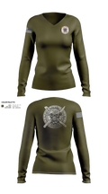 Marine wing support squadron 273 21344026 Women's Long Sleeve V-neck Shirt - 21