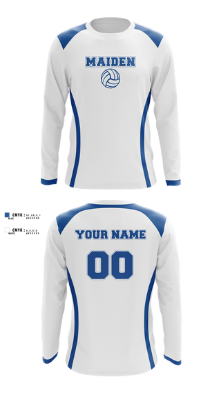 Long Sleeve Performance Shirt, Maiden High School Volleyball, Women's Volleyball, Teamtime, Team time, sublimation, custom sports apparel, team uniforms, spirit wear, spiritwear, sports uniforms, custom shirts, team store, custom team store, fundraiser sports, apparel fundraiser