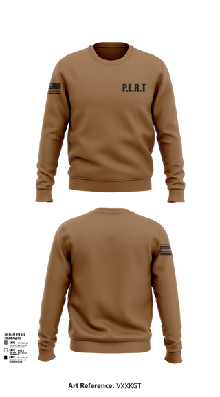 Crew Neck Sweatshirt, P.E.R.T, Police, Teamtime, Team time, sublimation, custom sports apparel, team uniforms, spirit wear, spiritwear, sports uniforms, custom shirts, team store, custom team store, fundraiser sports, apparel fundraiser