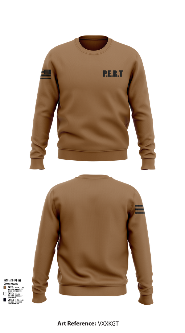 Crew Neck Sweatshirt, P.E.R.T, Police, Teamtime, Team time, sublimation, custom sports apparel, team uniforms, spirit wear, spiritwear, sports uniforms, custom shirts, team store, custom team store, fundraiser sports, apparel fundraiser