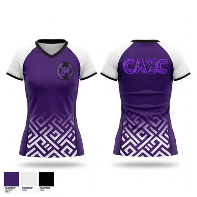 CAEC Africentric Nubians 3228431 Women's Short Sleeve V-neck Shirt - 1