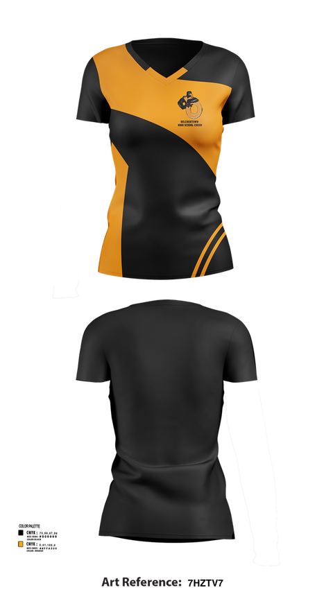 Womens Short Sleeve Vneck Shirt, Belchertown High School Cheer, Cheer, Teamtime, Team time, sublimation, custom sports apparel, team uniforms, spirit wear, spiritwear, sports uniforms, custom shirts, team store, custom team store, fundraiser sports, apparel fundraiser