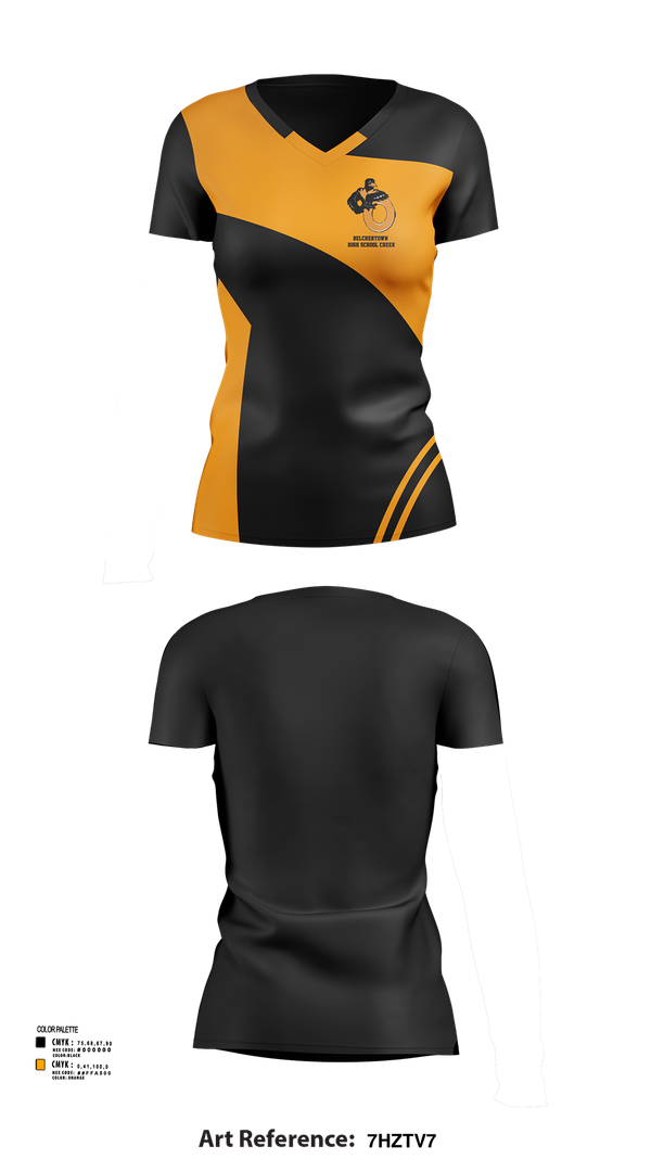 Womens Short Sleeve Vneck Shirt, Belchertown High School Cheer, Cheer, Teamtime, Team time, sublimation, custom sports apparel, team uniforms, spirit wear, spiritwear, sports uniforms, custom shirts, team store, custom team store, fundraiser sports, apparel fundraiser