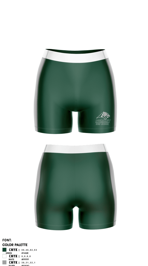 Women's Compression Shorts, Summit High School Volleyball, Women's Volleyball, Teamtime, Team time, sublimation, custom sports apparel, team uniforms, spirit wear, spiritwear, sports uniforms, custom shirts, team store, custom team store, fundraiser sports, apparel fundraiser