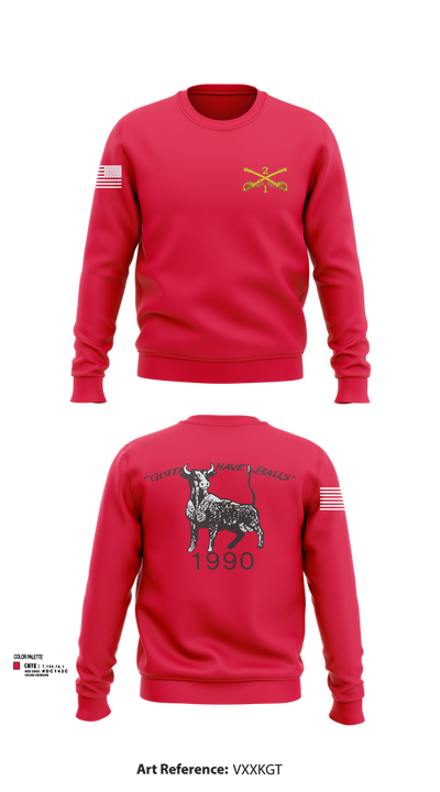 2nd Armored Cavalry Regiment 7857007 Crew Neck Sweatshirt - 101