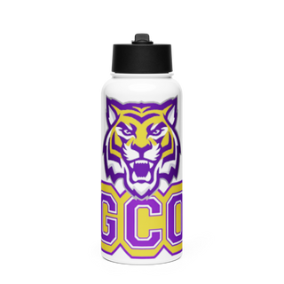 Gray Court-Owings Volleyball 48548022 Stainless Steel Water Bottle with a Straw Lid
