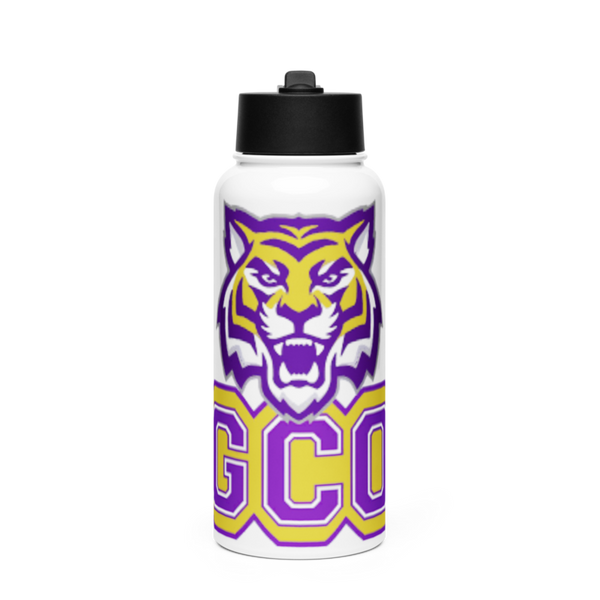 Gray Court-Owings Volleyball 48548022 Stainless Steel Water Bottle with a Straw Lid