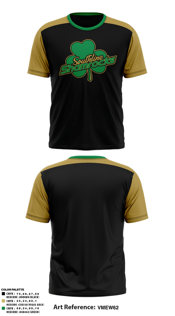 Short Sleeve Performance Shirt, 11U Southline Shamrocks, Baseball, Teamtime, Team time, sublimation, custom sports apparel, team uniforms, spirit wear, spiritwear, sports uniforms, custom shirts, team store, custom team store, fundraiser sports, apparel fundraiser