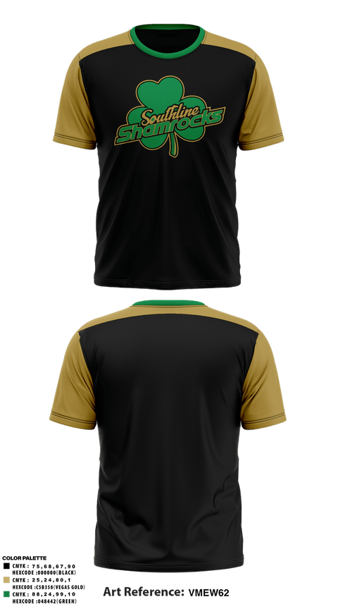 Old School Cotton Feel Shirt, 11U Southline Shamrocks, Baseball, Teamtime, Team time, sublimation, custom sports apparel, team uniforms, spirit wear, spiritwear, sports uniforms, custom shirts, team store, custom team store, fundraiser sports, apparel fundraiser