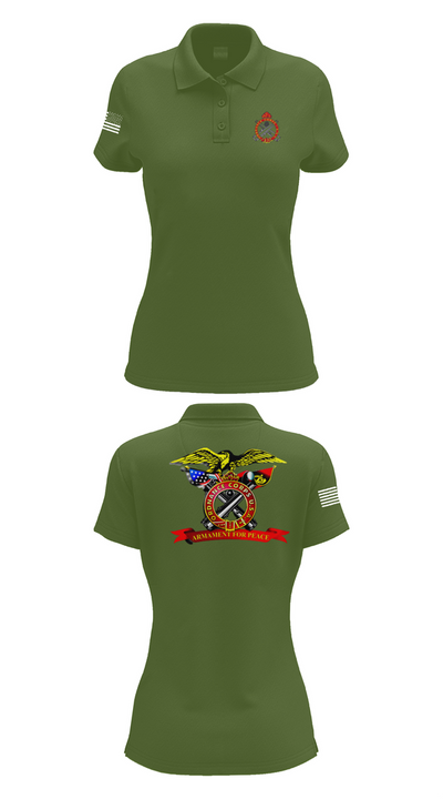 FMS #9 18239341 Women's Short Sleeve Performance Polo  - 55