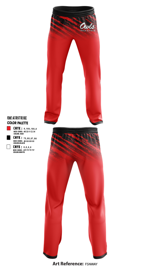 Sweatpants, ELGIN, Track & Field, Teamtime, Team time, sublimation, custom sports apparel, team uniforms, spirit wear, spiritwear, sports uniforms, custom shirts, team store, custom team store, fundraiser sports, apparel fundraiser