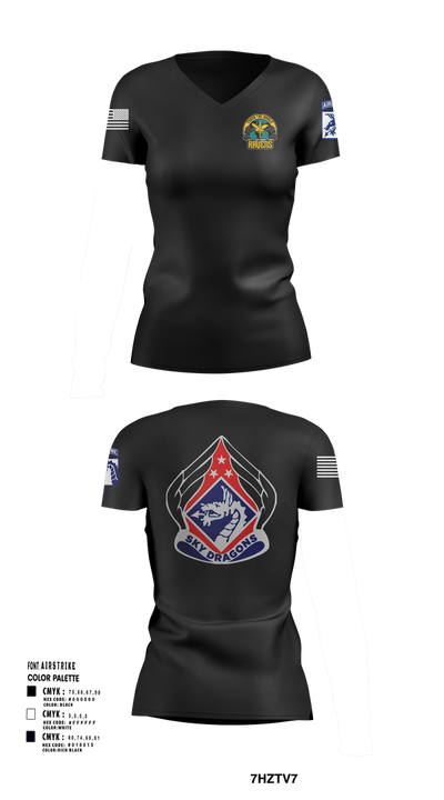 22 MPAD 53180921 Women's Short Sleeve V-neck Shirt - 101
