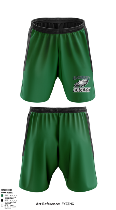 Elmhurst Eagles 51055719 Athletic Shorts With Pockets - 1