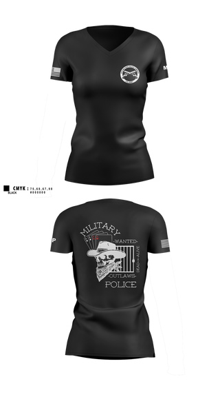 Womens Short Sleeve Vneck Shirt, 3RD PLATOON OUTLAWS, Army, Teamtime, Team time, sublimation, custom sports apparel, team uniforms, spirit wear, spiritwear, sports uniforms, custom shirts, team store, custom team store, fundraiser sports, apparel fundraiser