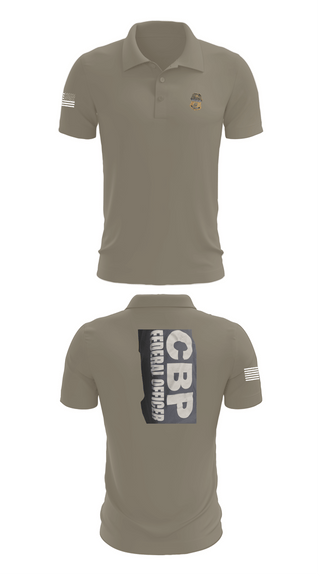Short Sleeve Performance Polo, US Customs and Border Protection, Police, Teamtime, Team time, sublimation, custom sports apparel, team uniforms, spirit wear, spiritwear, sports uniforms, custom shirts, team store, custom team store, fundraiser sports, apparel fundraiser
