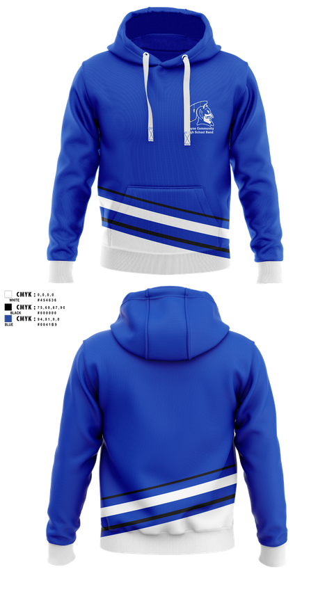 Hoodie, Wayne Community High School Band, Spirit Store, Teamtime, Team time, sublimation, custom sports apparel, team uniforms, spirit wear, spiritwear, sports uniforms, custom shirts, team store, custom team store, fundraiser sports, apparel fundraiser