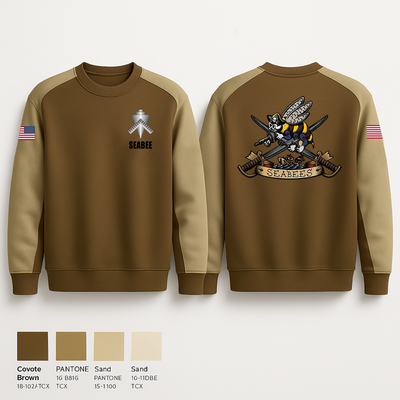 Seabee Crew Neck Sweatshirt - 1