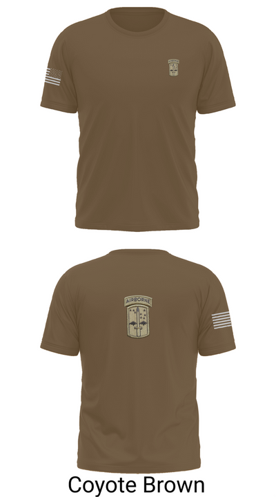 C co 4/327th INF BN 89497765 Short Sleeve Performance Shirt - 16
