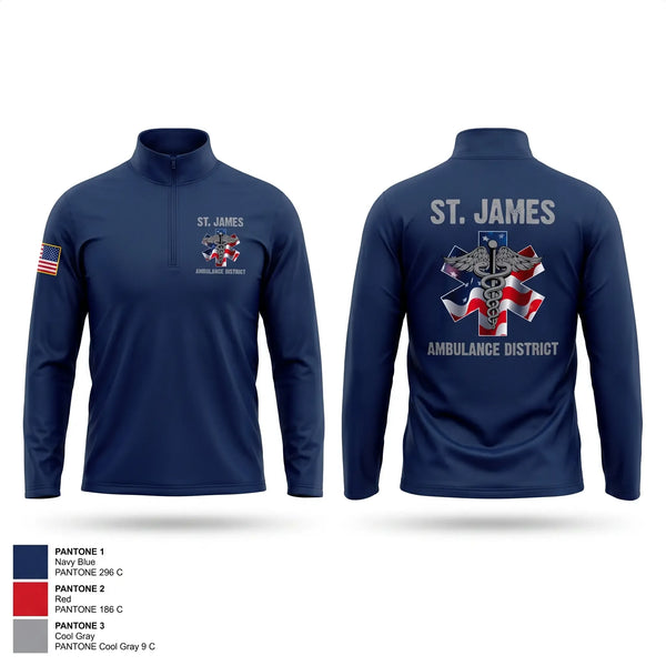 Windbreaker, St. James Ambulance District, EMS/EMT, Teamtime, Team time, sublimation, custom sports apparel, team uniforms, spirit wear, spiritwear, sports uniforms, custom shirts, team store, custom team store, fundraiser sports, apparel fundraiser