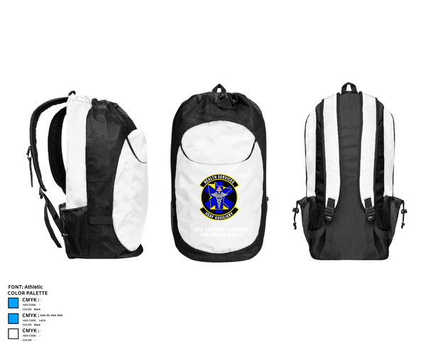Gear Bag, Civil Air Patrol Minnesota Wing Health Service, Air Force, Teamtime, Team time, sublimation, custom sports apparel, team uniforms, spirit wear, spiritwear, sports uniforms, custom shirts, team store, custom team store, fundraiser sports, apparel fundraiser