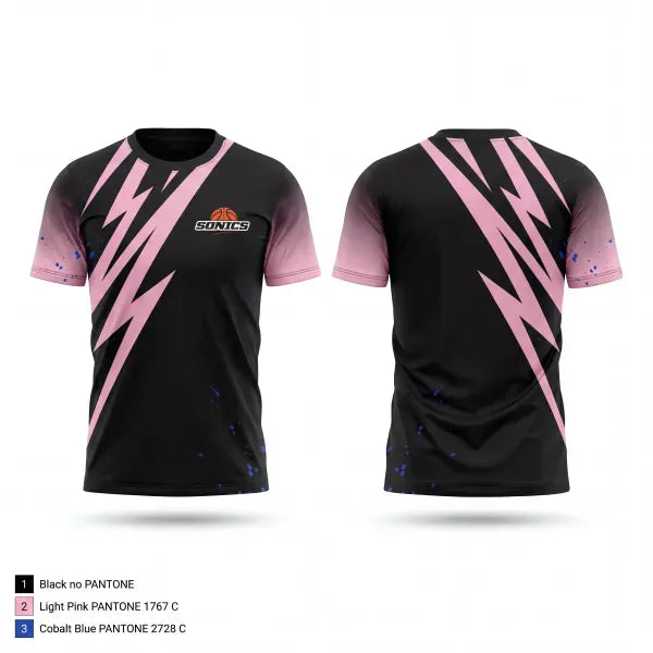 Short Sleeve Performance Shirt, Sonics, Women's Basketball, Teamtime, Team time, sublimation, custom sports apparel, team uniforms, spirit wear, spiritwear, sports uniforms, custom shirts, team store, custom team store, fundraiser sports, apparel fundraiser