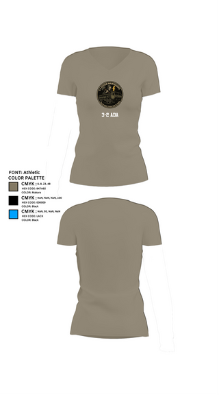 Womens Short Sleeve Vneck Shirt, 3-2 ADA, , Teamtime, Team time, sublimation, custom sports apparel, team uniforms, spirit wear, spiritwear, sports uniforms, custom shirts, team store, custom team store, fundraiser sports, apparel fundraiser