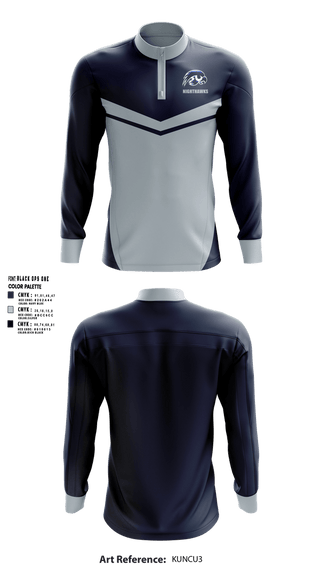 Quarter Zip Jacket, Nighthawks, Cheer, Teamtime, Team time, sublimation, custom sports apparel, team uniforms, spirit wear, spiritwear, sports uniforms, custom shirts, team store, custom team store, fundraiser sports, apparel fundraiser