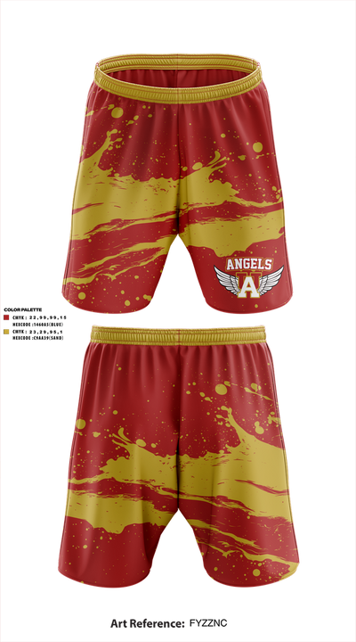 Angels 9548266 Athletic Shorts With Pockets - 1