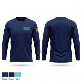 Long Sleeve Performance Shirt, Heaps Peak Helitack, Fire Department, Teamtime, Team time, sublimation, custom sports apparel, team uniforms, spirit wear, spiritwear, sports uniforms, custom shirts, team store, custom team store, fundraiser sports, apparel fundraiser