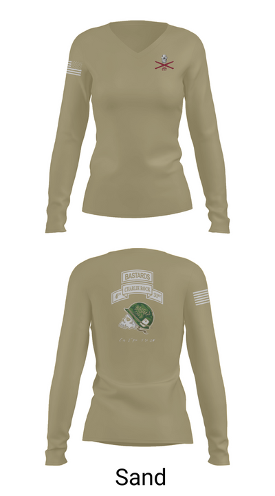 Charlie Rock, 4-31 IN, 2IBCT, 10MTN 63495362 Women's Long Sleeve V-neck Shirt - 97