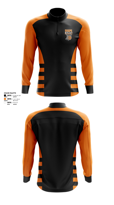 Hoops 4 Hunger 81855135 Quarter Zip Jacket - 1