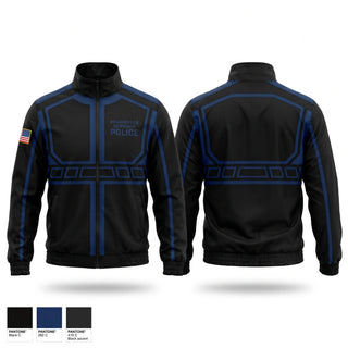 Windbreaker, Prairieville Township police, Police, Teamtime, Team time, sublimation, custom sports apparel, team uniforms, spirit wear, spiritwear, sports uniforms, custom shirts, team store, custom team store, fundraiser sports, apparel fundraiser